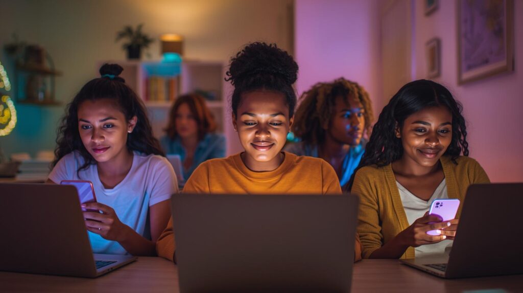 pessoas trabalhando online em casa sem ivestir.